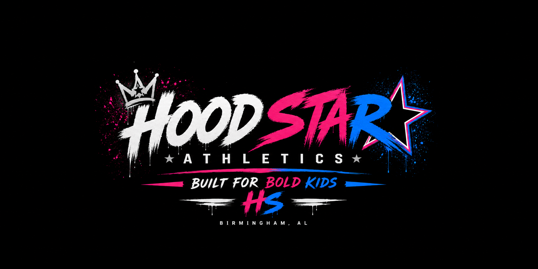 HOOD STAR ATHLETICS was founded to celebrate inner-city youth athletes and support Birmingham sports communities. Through weekly MVP Shout-Outs, community donations, and giving back to youth programs in Baseball, Football, Basketball, and Cheer, we aim to help families and recreational sports organizations with athletic expenses and participation fees.

Every shirt purchased helps support a family in need.

Built For Bold Kids. Built For Community. 