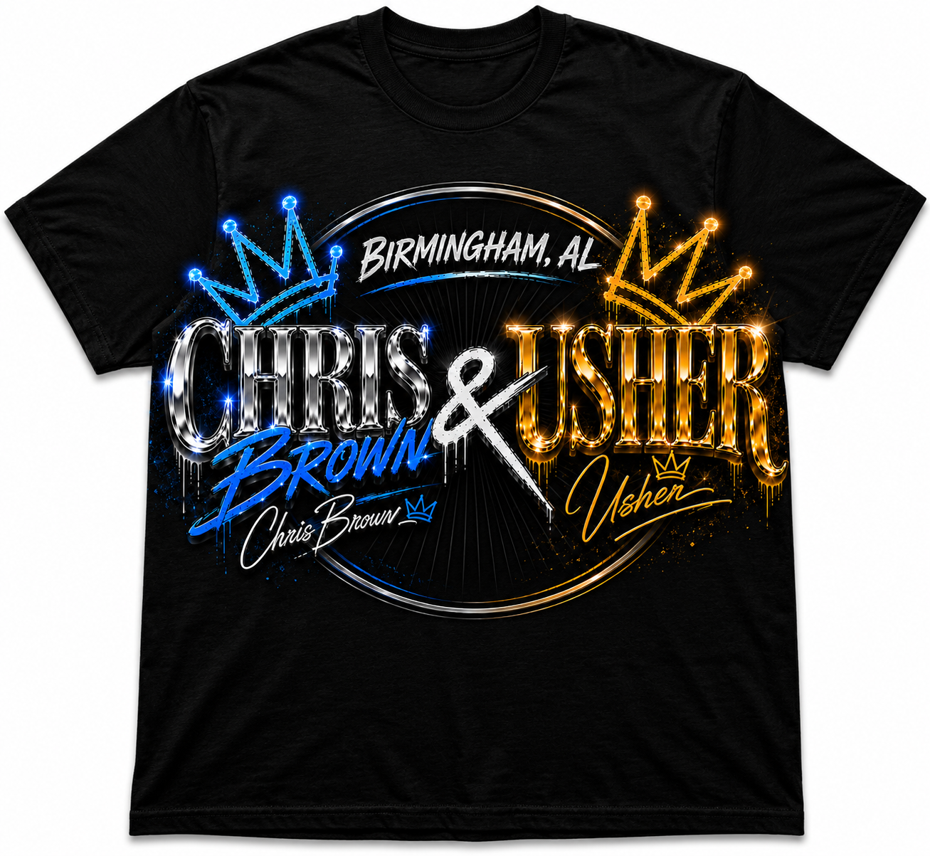 Chris Brown & Usher Signature Tee